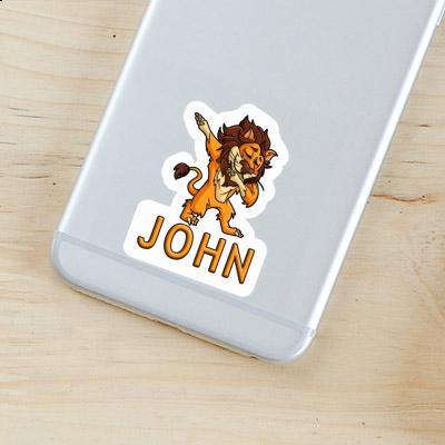 Autocollant Lion John Notebook Autocollant Lion John Gift package Image