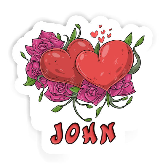 Autocollant John Cœur Notebook Autocollant John Cœur Gift package Image
