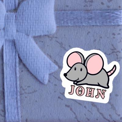 Sticker Maus John Laptop Image