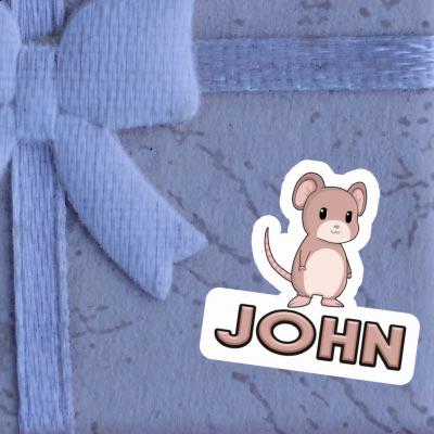 Autocollant Souris John Autocollant Souris John Image
