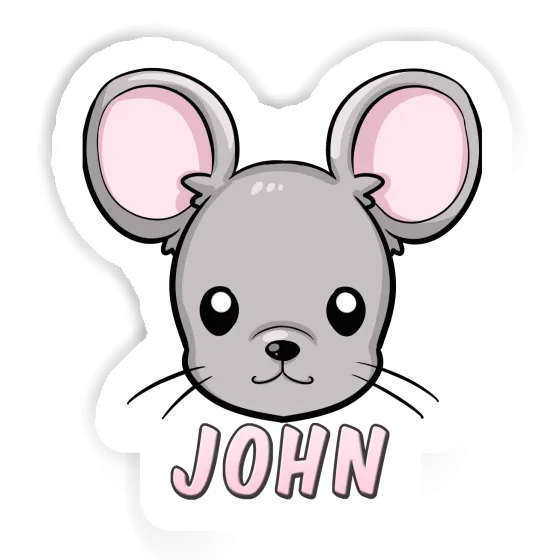 Aufkleber Maus John Notebook Aufkleber Maus John Notebook Image