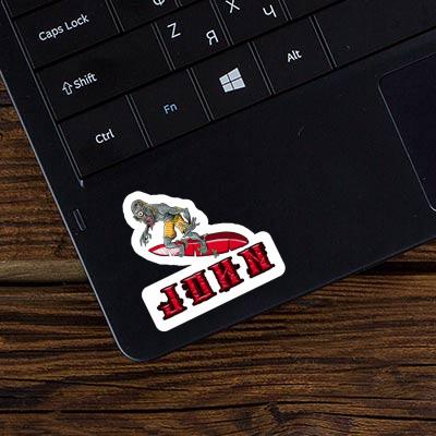 Autocollant Surfeur John Gift package Image