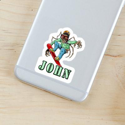 Boarder Autocollant John Notebook Boarder Autocollant John Gift package Image