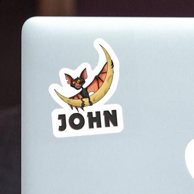 John Autocollant Chauve-souris Notebook John Autocollant Chauve-souris Notebook Image