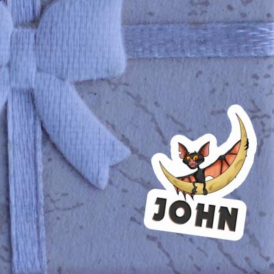 John Autocollant Chauve-souris Notebook John Autocollant Chauve-souris Gift package Image