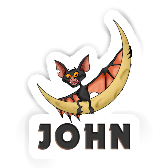 John Autocollant Chauve-souris John Autocollant Chauve-souris Image