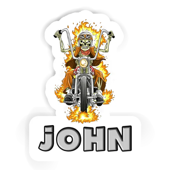 John Autocollant Motrard Notebook John Autocollant Motrard Notebook Image