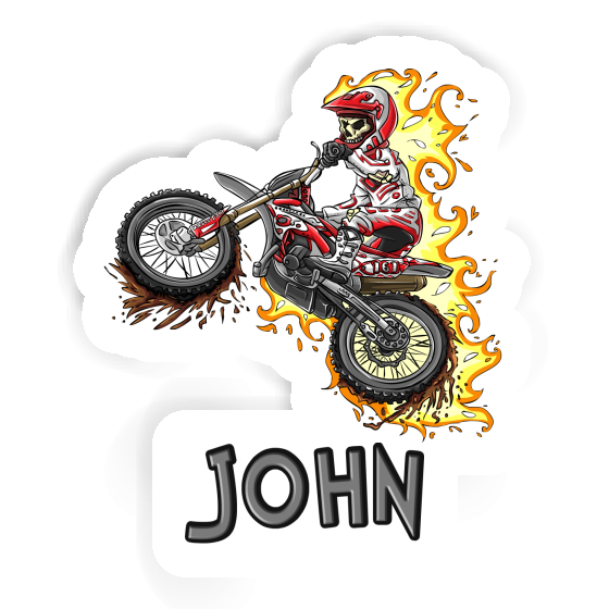 Autocollant Motocrosser John Gift package Image