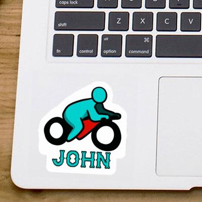 Autocollant Motocycliste John Notebook Autocollant Motocycliste John Gift package Image