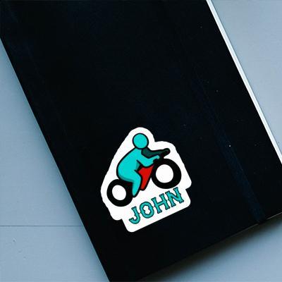 Autocollant Motocycliste John Laptop Autocollant Motocycliste John Laptop Image