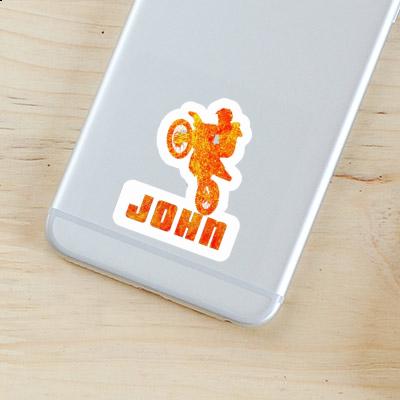Autocollant Motocrossiste John Notebook Autocollant Motocrossiste John Notebook Image