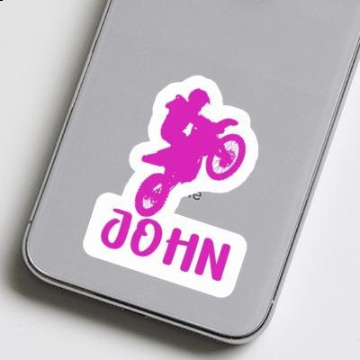 John Autocollant Motocrossiste Notebook John Autocollant Motocrossiste Gift package Image