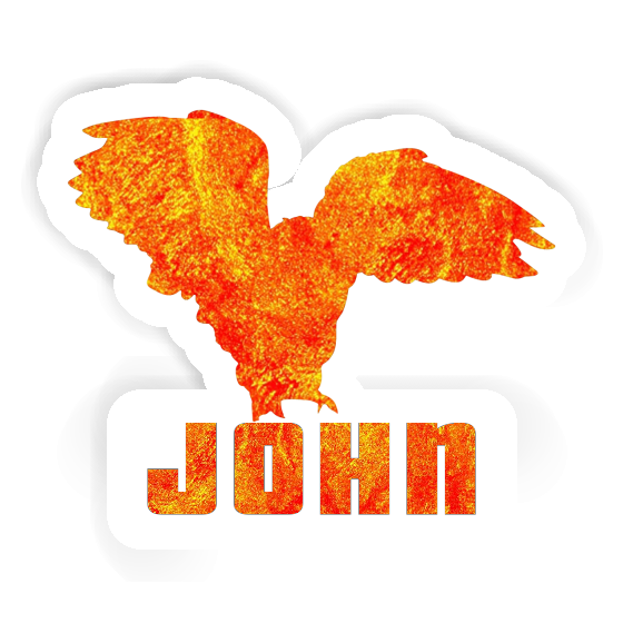 John Aufkleber Eule Notebook Image