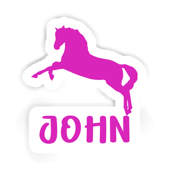 John Autocollant Cheval Laptop Image