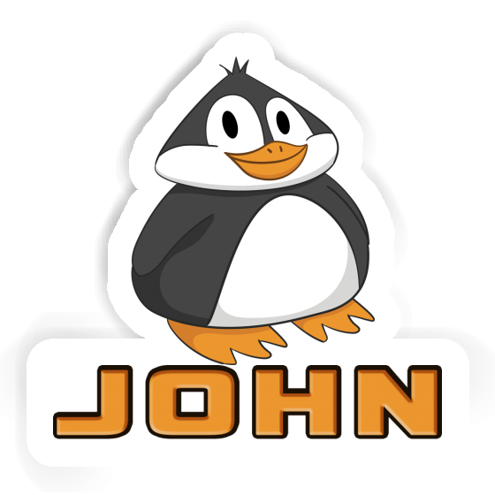 John Aufkleber Pinguin Laptop John Aufkleber Pinguin Laptop Image
