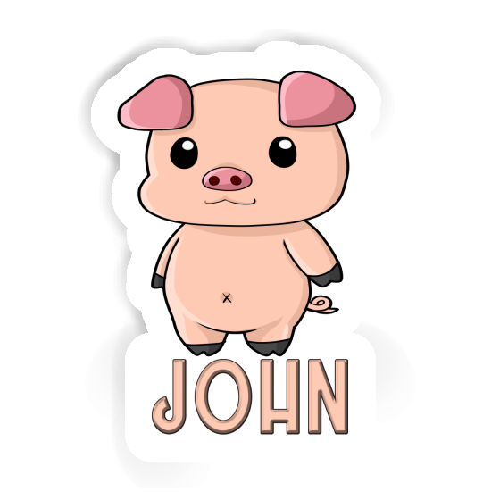 Porcelet Autocollant John Laptop Porcelet Autocollant John Laptop Image