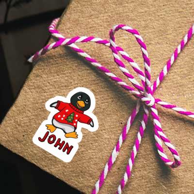 Weihnachtspinguin Sticker John Notebook Weihnachtspinguin Sticker John Gift package Image