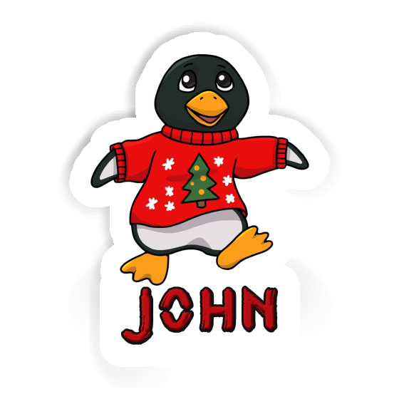 John Autocollant Pingouin Notebook John Autocollant Pingouin Notebook Image