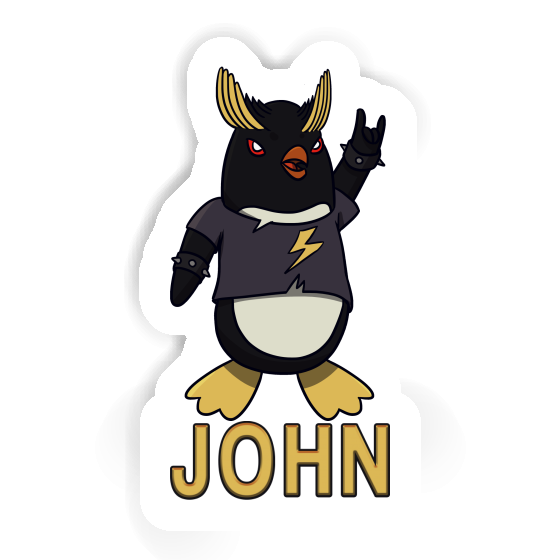 Pingouin Autocollant John Notebook Image