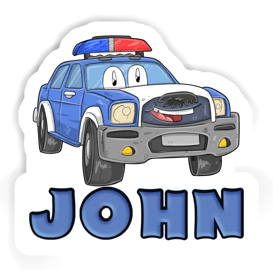 John Autocollant Voiture de patrouille Gift package Image