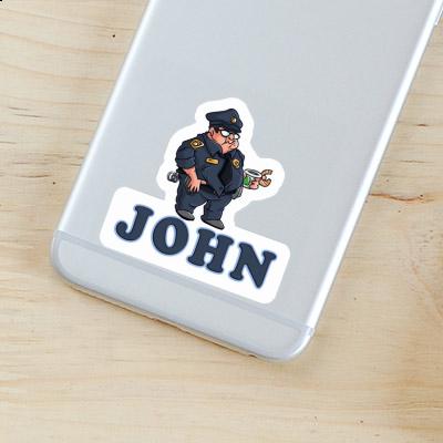 Policier Autocollant John Policier Autocollant John Image