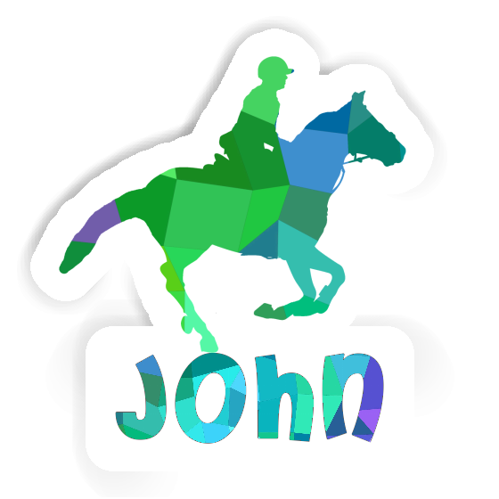 John Autocollant Cavalière Notebook John Autocollant Cavalière Notebook Image