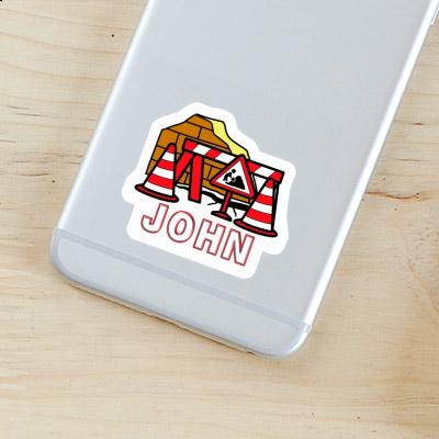 Sticker John Straßenbaustelle Image