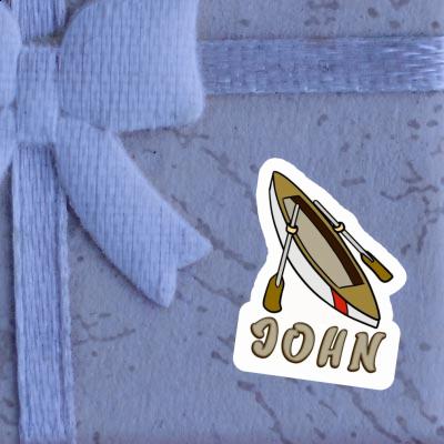 Autocollant John Bateau à rames Notebook Autocollant John Bateau à rames Gift package Image