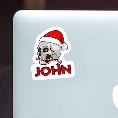John Autocollant Tête de mort Notebook John Autocollant Tête de mort Gift package Image
