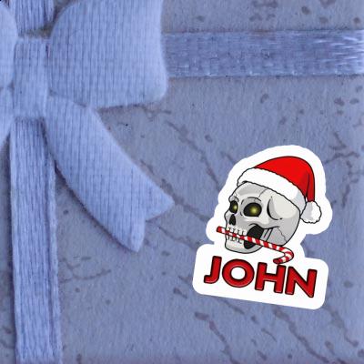 John Autocollant Tête de mort Notebook John Autocollant Tête de mort Gift package Image