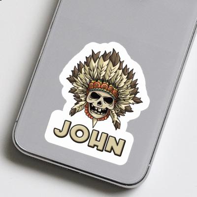 Enfants tête de mort Autocollant John Laptop Enfants tête de mort Autocollant John Laptop Image