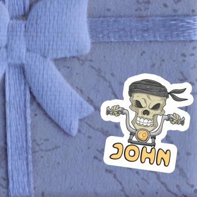 John Autocollant Motard Notebook John Autocollant Motard Notebook Image