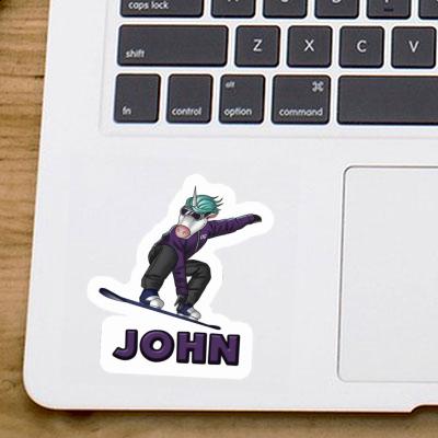 Autocollant Snowboardeuse John Laptop Autocollant Snowboardeuse John Laptop Image