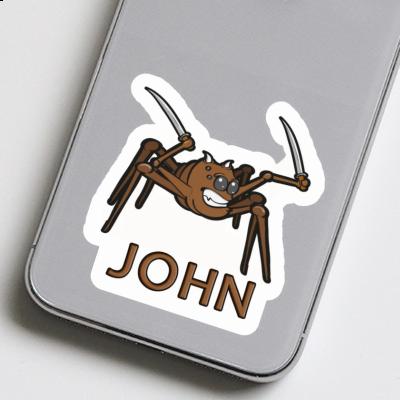 Kampfspinne Aufkleber John Notebook Kampfspinne Aufkleber John Notebook Image