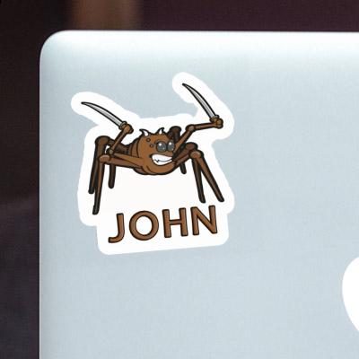 Kampfspinne Aufkleber John Notebook Kampfspinne Aufkleber John Gift package Image