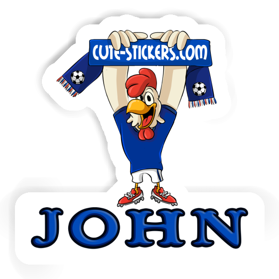 Autocollant Coq John Autocollant Coq John Image