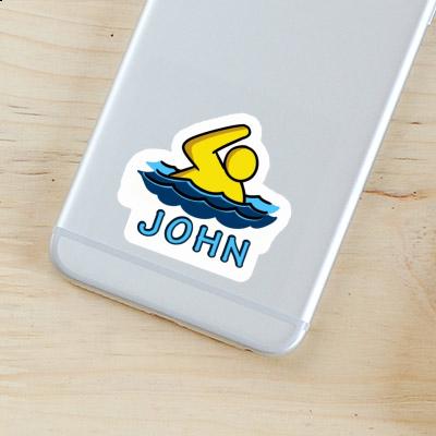 Sticker Schwimmer John Notebook Sticker Schwimmer John Gift package Image