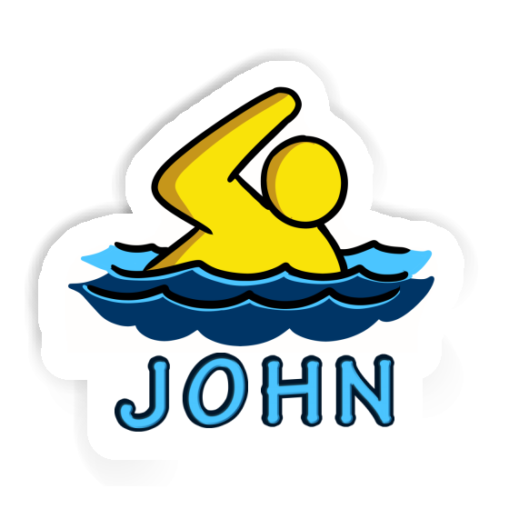 Sticker Schwimmer John Notebook Sticker Schwimmer John Gift package Image
