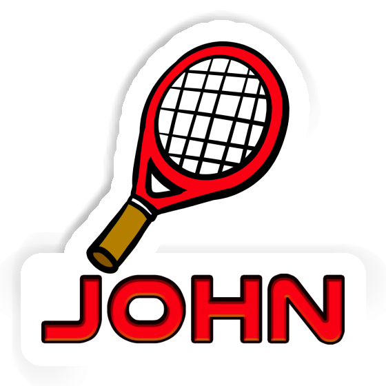 John Aufkleber Tennisschläger Notebook John Aufkleber Tennisschläger Gift package Image