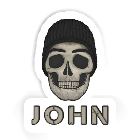 John Sticker Totenkopf Notebook Image