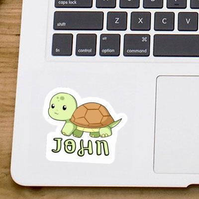 Autocollant Tortue John Notebook Autocollant Tortue John Gift package Image