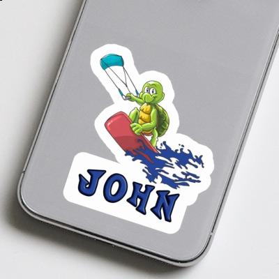 Autocollant John Kitesurfeur Notebook Autocollant John Kitesurfeur Gift package Image