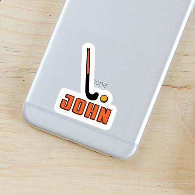 Autocollant John Crosse d'unihockey Gift package Image