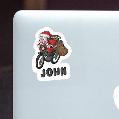 Autocollant John Cyclistes Notebook Autocollant John Cyclistes Gift package Image