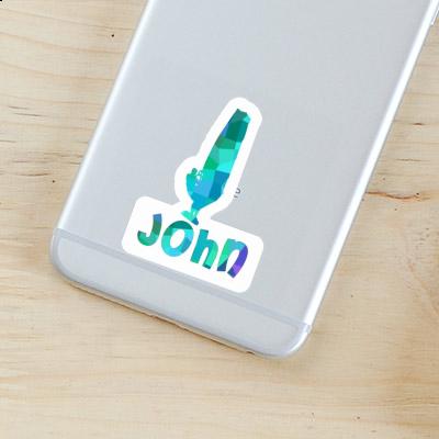 Aufkleber John Windsurfer Notebook Aufkleber John Windsurfer Notebook Image