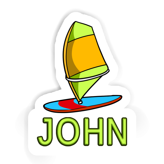 Planche à voile Autocollant John Notebook Planche à voile Autocollant John Gift package Image