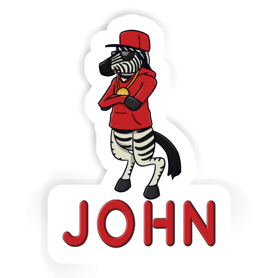 John Sticker Zebra John Sticker Zebra Image