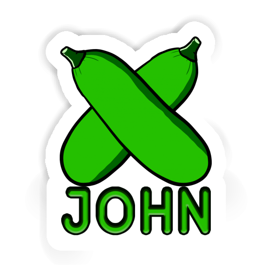 Autocollant Courgette John Autocollant Courgette John Image