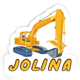 Jolina Aufkleber Bagger Image