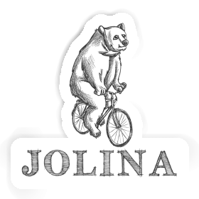 Aufkleber Velofahrer Jolina Image